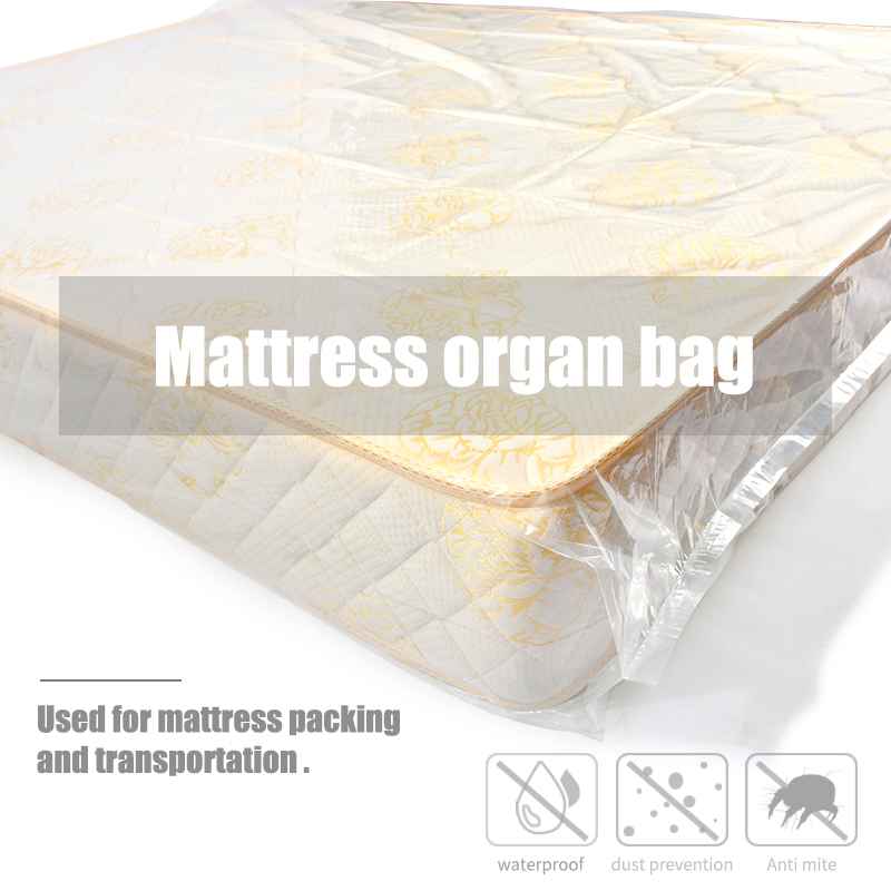 How do I put a mattress into a mattress bag and roll it up?